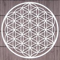 Flower of Life 18 cm Wall decoration made of stainless steel