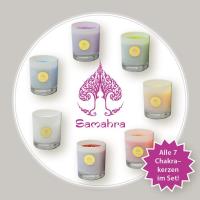 7 Chakra Candles Set Samahra Chakrakerze