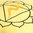 Meditation Cushion Solar Plexus Yellow filled with buckwheat 36 x 15 cm