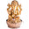 Indoor fountain Ganesha 40 cm synthetic resin. Inclusive adapter for pump and LED light
