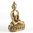 Statue Medizin Buddha 20 cm Messing