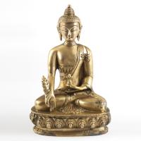 Medicine Buddha 20 cm Brass