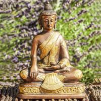 Statue Shakyamuni Buddha 19,5 cm Messing