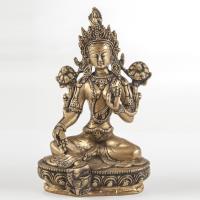 Green Tara 21 cm Brass