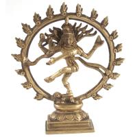 Statue Shiva Nataraj 16,5 cm Messing