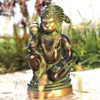 Statue Hanuman 13 cm Messing
