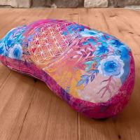 Meditation Cushion Halfmoon 40 x 10 cm - pink/multicoloured The Spirit of OM